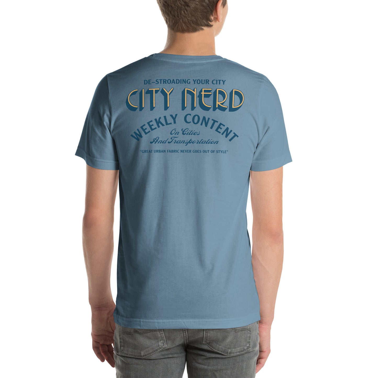 Weekly Content Unisex t-shirt - Steel Blue