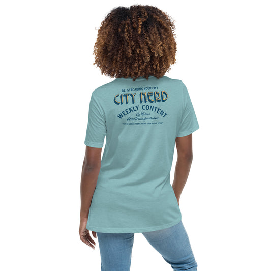 Weekly Content Women's Relaxed T-Shirt - Heather Blue Lagoon