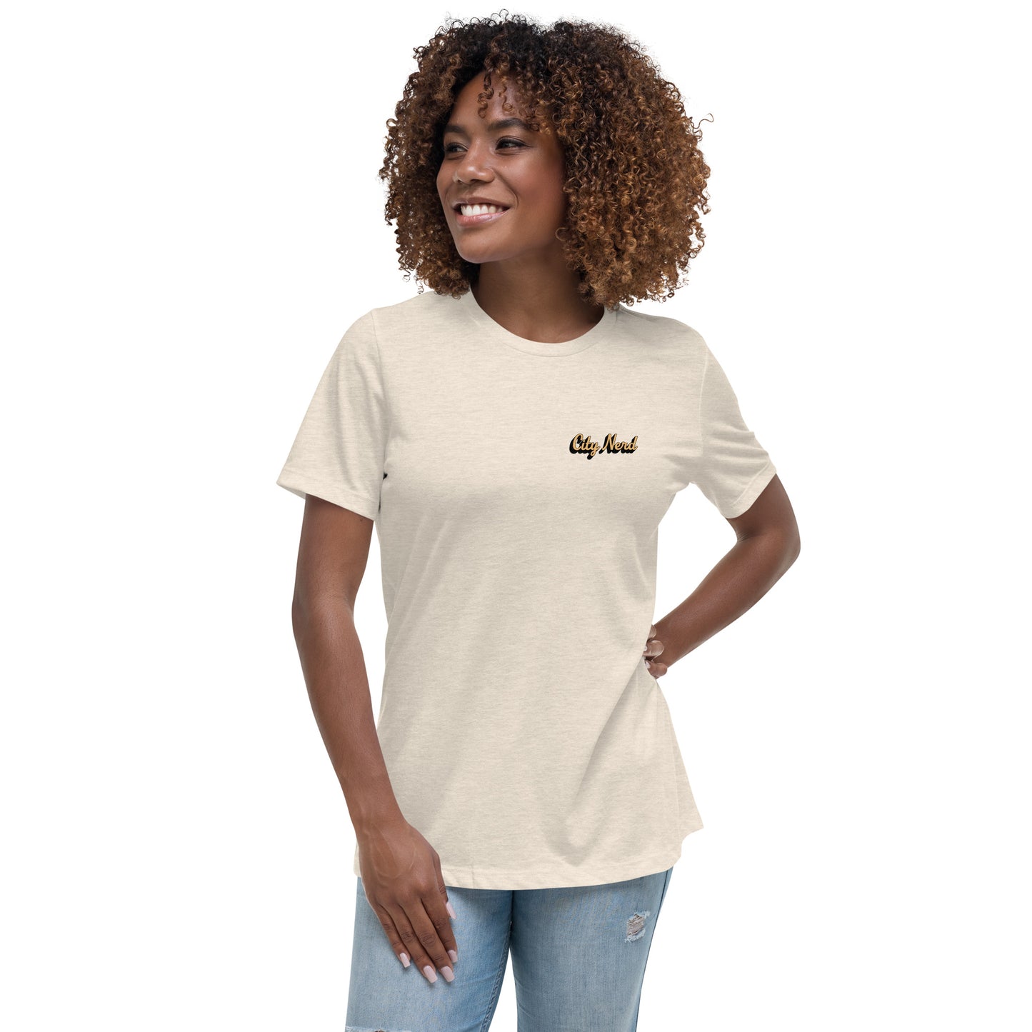 StroadTopia Women's Relaxed T-Shirt - Heather Prism